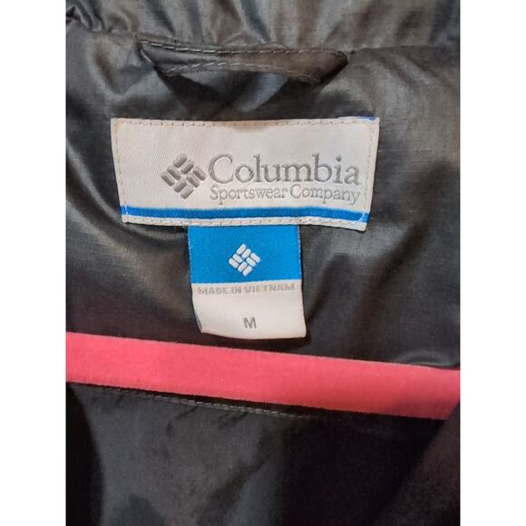 Columbia Omni-Shield Women's M Duck Down Puffer Coat Jacket Black Long - Picture 5 of 13